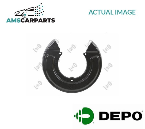 Splash panel brake - panel, disc
