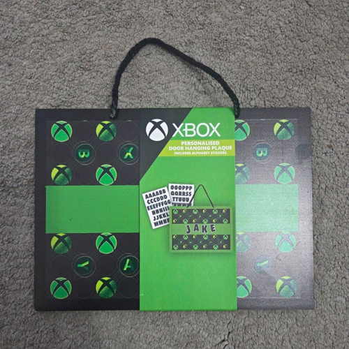 Xbox personalised wood - xbox, door