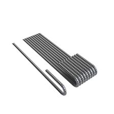 Vodaland ground rebar galvanised steel stakes | 30cm (12 inch) long J Pins