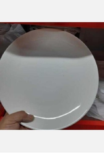 Plate white plates dish - white,
