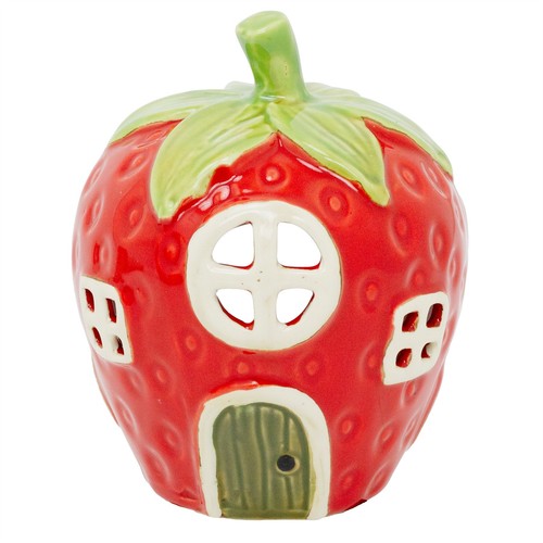 Strawberry house tealight - strawberry,