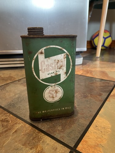 Old castrol oil - castrol,