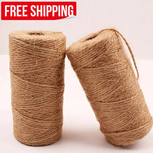 100m natural khaki jute - 100m,