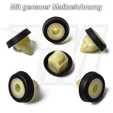 20 x trim mounting clips bumper nut Audi VW Seat Skoda N10621301