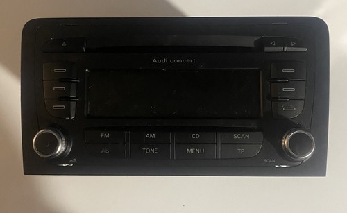 Audi concert radio head - a3,