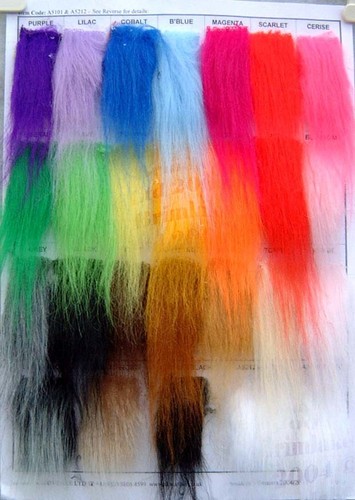 Fur fabric long hair - fabric,