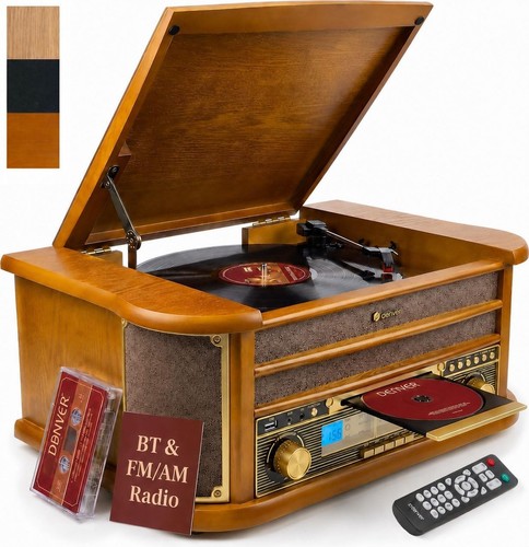 Vinyl record player with - player,