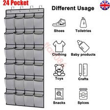 2x 24 Pocket Shoe Holder