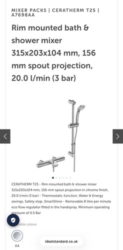 Ideal standard ceratherm - standard, t25
