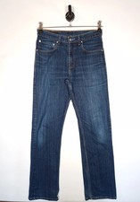 Levi's 752's Jeans Size W30 L32 Men's Blue Straight Leg Zip Fly Mid Rise