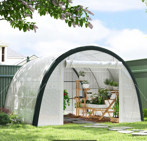 Walk polytunnel greenhouse - in,