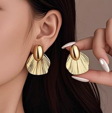 Zara Style GOLD or SILVER Geometric Bohemian Elegant cute Statement Earrings