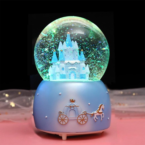 Light musical snow globe - up,
