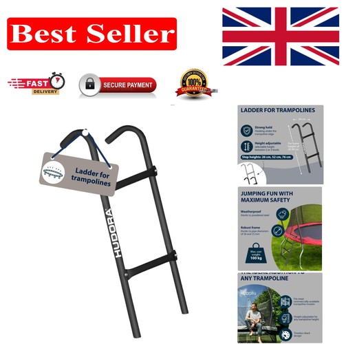 Adjustable trampoline ladder - ladder,
