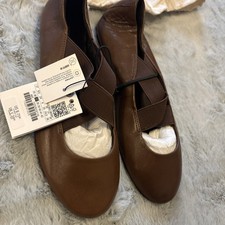 ZARA NEW WOMAN LEATHER BALLET