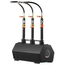 Portable Propane Forge 3 Burner Farrier Forge 2600℉ Tool Knife Metal Forge