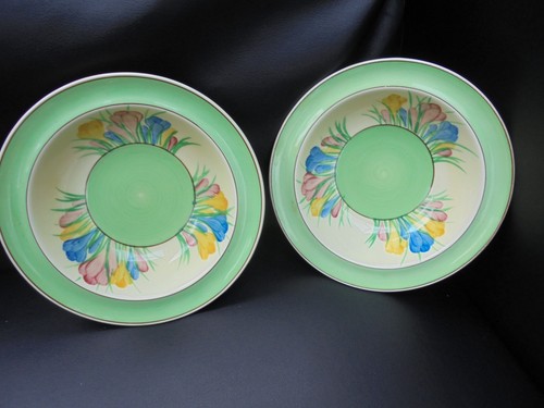 Pair clarice cliff - a,