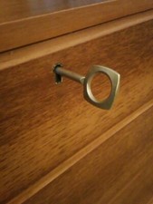 Ladderax Key ☆ Mid Century Design ☆ Solid Brass  ☆ Free Postage 