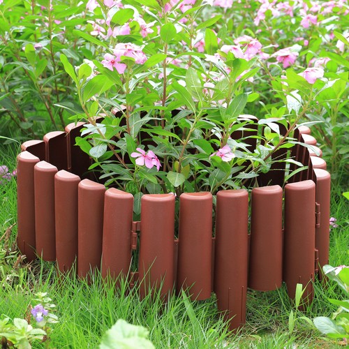 Garden lawn palisade edging - garden,