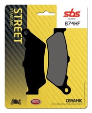 SBS 674HF REAR BRAKE PADS