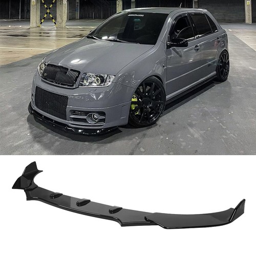 Gloss black front - bumper, lip