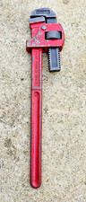 RECORD 18 INCH STILSON Pipe wrench - good and straight with good jaws