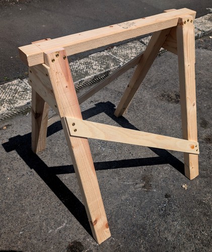 Wooden saw horse kit - wooden,