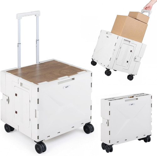 Folding shopping trolley - folding,