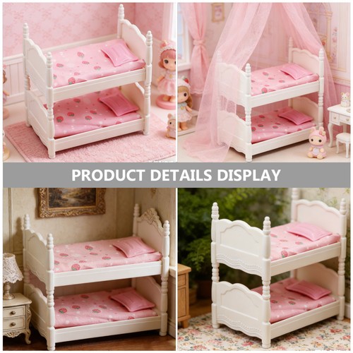 Miniature bunk bed model toy - bunk,
