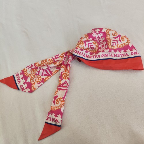 Valentino silk headscarf pink - silk,