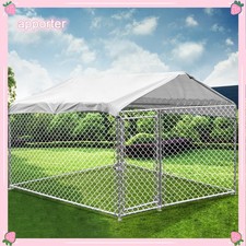 USA NEW Outdoor Pet Dog Run House Kennel Shade Cage Enclosure with Cover Playpen