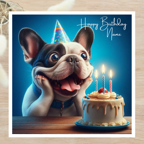 Personalised card french - personalised,