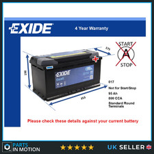 Car Battery EB950 Exide 017