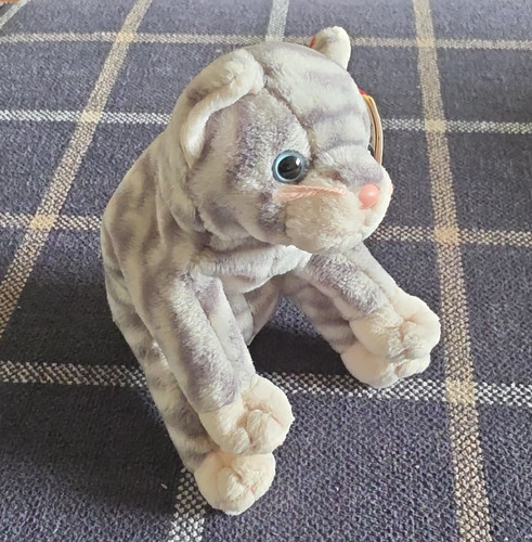 Beanie babies silver cat - babies,