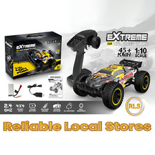 Brushless 1:10 Scale Remote Control Car, 45+KM/H High Speed RC Car 4x4 Off-Road
