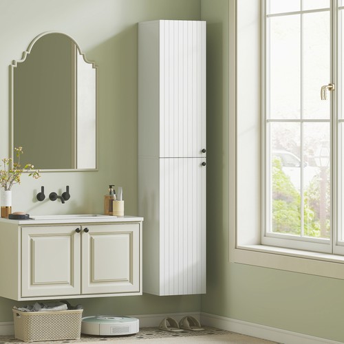 Wall mounted tall bathroom - wall,