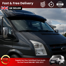 Sun Visor Solid Black Front