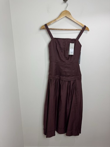Mint velvet brown linen - linen, drop
