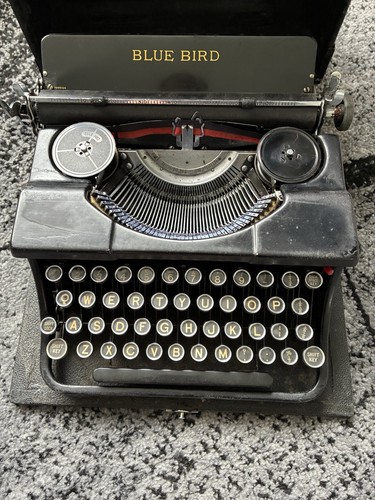 Blue bird 1930s vintage black - bird,