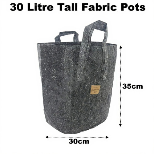 Litre tall fabric pot - pot, grow