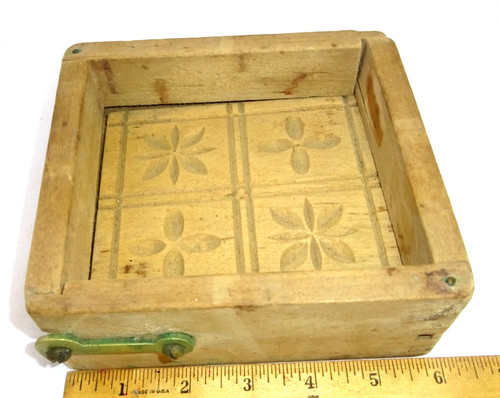 Old wooden butter - wooden, mold