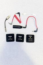 Rode Wireless Go II Bundle - 3 Units + Cable/Adapters - Tested & Working