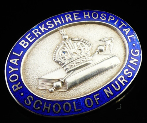 Sterling silver nursing badge - sterling,