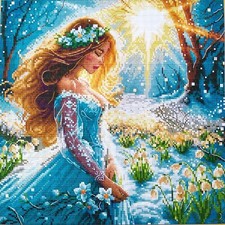 Snow Fairy - 14 Count Cross