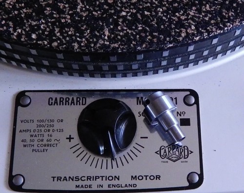 Garrard 301 precision cnc - garrard,