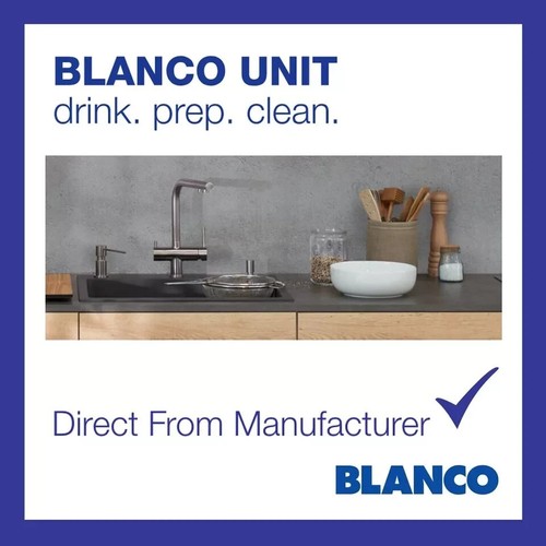 Blanco tap hole cover - blanco, s/st