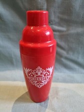 Promotional Smirn Off Vodka Red Plastic 3 Piece Cocktail Shaker Festival GC