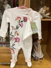 Ted Baker New Born Baby Suit With Matching Hat 0-3 Mths Up To 14 Lbs New
