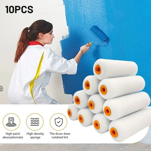 10pcs mini foam paint roller - mini,