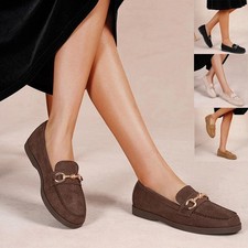 Ladies Low Top Loafers Slip On